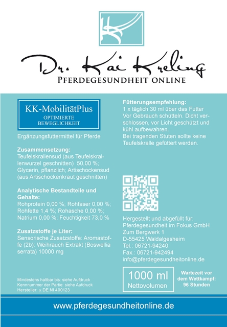 Kai Kreling KK-MobilitaetPlus Beweglichkeit für Pferde